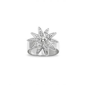 Diamond star ring