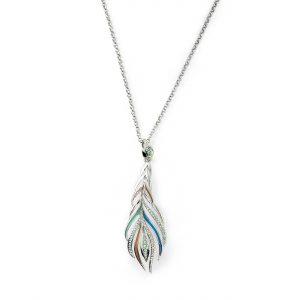 Feather Crystal Necklace