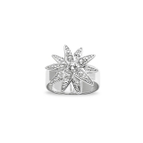 Diamond star ring