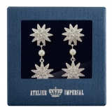 Diamond star earrings