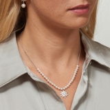 Perlen Collier mit Stern 925 Silver