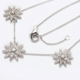 Necklace 3 Stars 925 silver