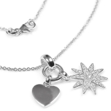 Necklacewith 2 Charms 925 silver