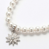 Bracelet with Star 925 Silber