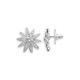 Diamond star ear-studs