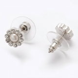 Maria Stud Earrings pearl