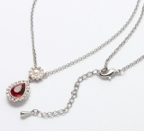 Maria Necklace with drop pendant