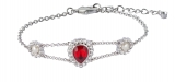 Maria Bracelet with drop and two flowers