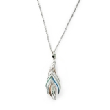 Feather Crystal Necklace