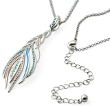 Feather Crystal Necklace